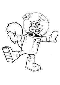 Desenho da Sandy Bochechas  para colorir