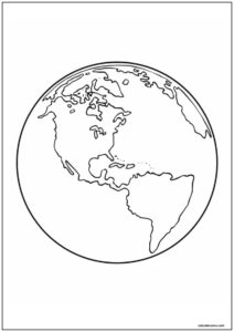 Desenho de planeta para imprimir 20