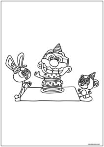 Desenho do josé comilão aniversário para colorir