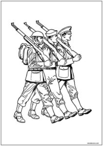 Desenho de soldados para imprimir 12