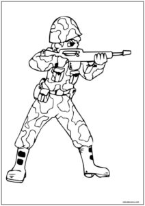 Desenho de soldados para imprimir 13