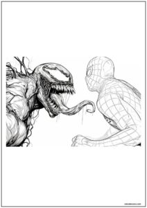 Desenho do venom para imprimir 24