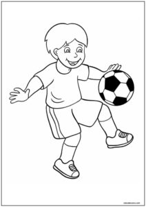 Desenho futebol para imprimir 13