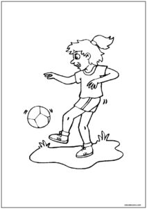 Desenho futebol para imprimir 5